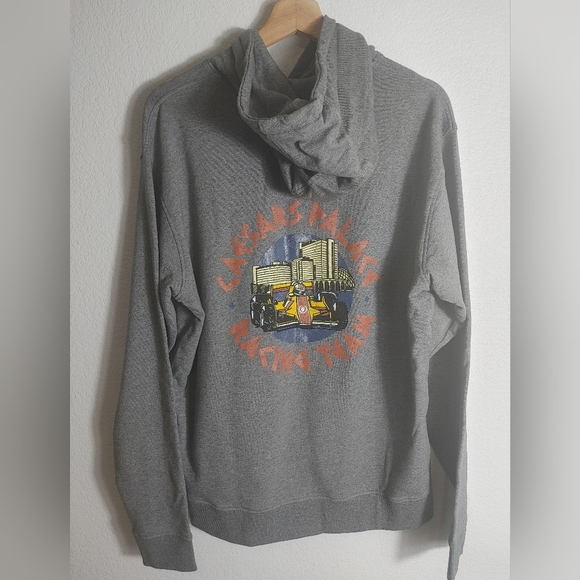 NWT Peter Millar Caesars Palace Formula 1 Hoodie Gray M L XL - Picture 3 of 6
